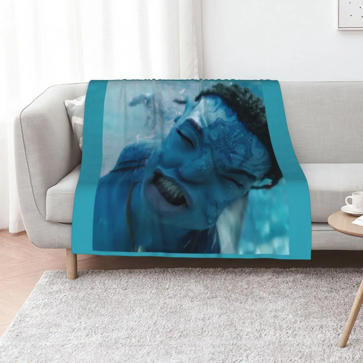 Lo'ak drowning Throw Blanket Luxury St Personalized Gift Flannel Luxury Throw blankets and throws Bed Blankets