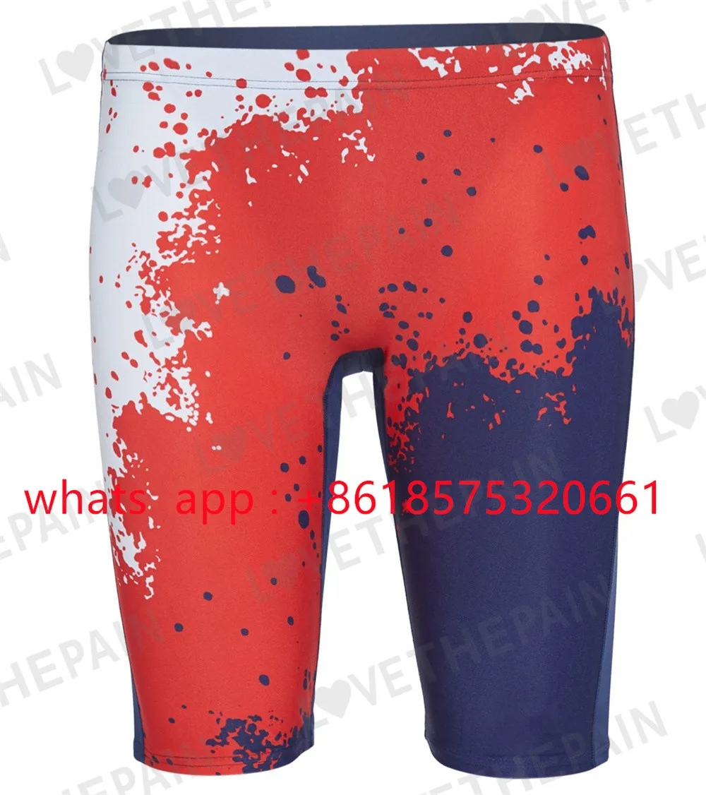 Swimwear Jammer Men Swimming Trunks Sports Surfing Diving 2023 Training Pants Quick Dry Breathable Outdoor Beach Tight Shorts