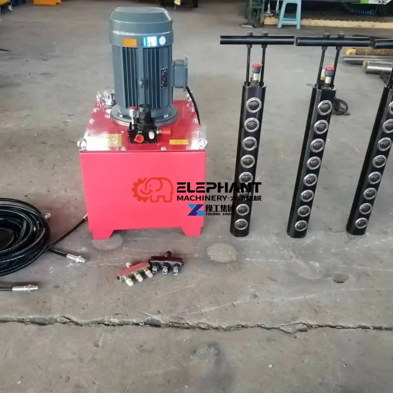 High-Pressure Hydraulic Rock Splitting Bar, Adjustable 150-350mm, Durable, Efficient, Suitable for Quarrying, Mining