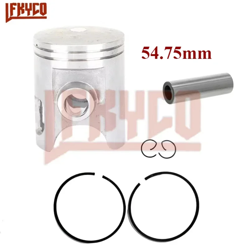 

for Yamaha RX115 RXS115 RX 115 RXS 115 115CC 54.75mm RX115 Motorcycle Piston Rings Kit Pin 14mm 2-Stroke Motorbike Engine Parts
