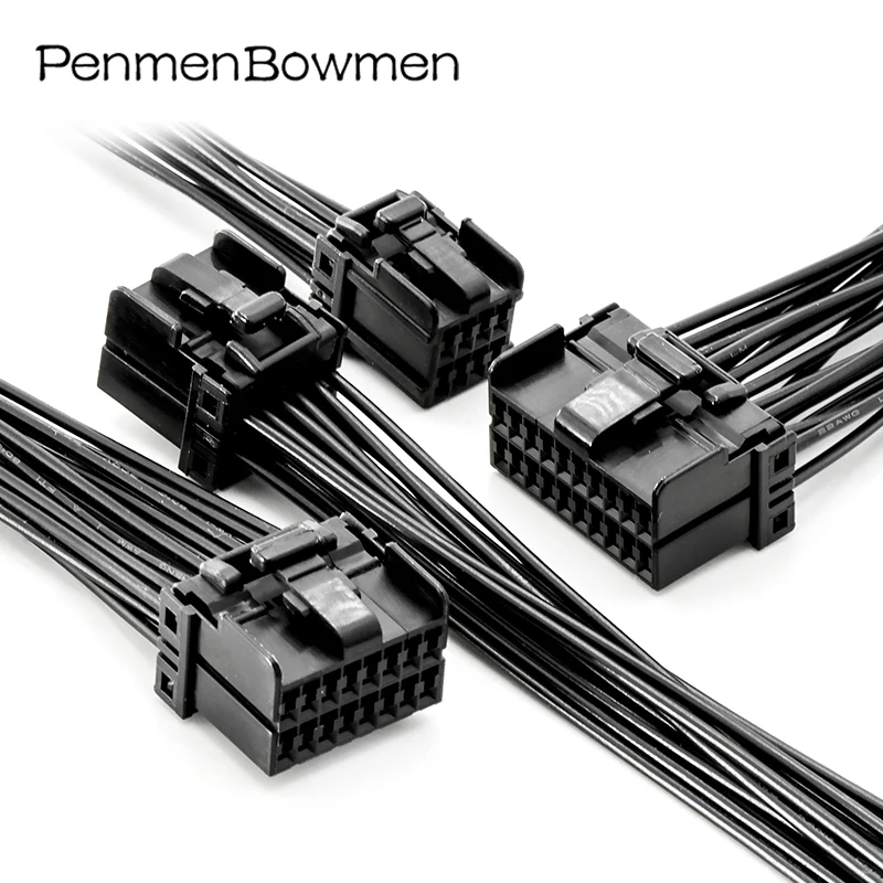 1 Zestaw 6 8 12 16 20 Pin 1.2mm Złącze Wtykowe z Osłoną do Podnośnika Szyby Samochodowej, Wiązka Przewodów 174047-2 174045-2