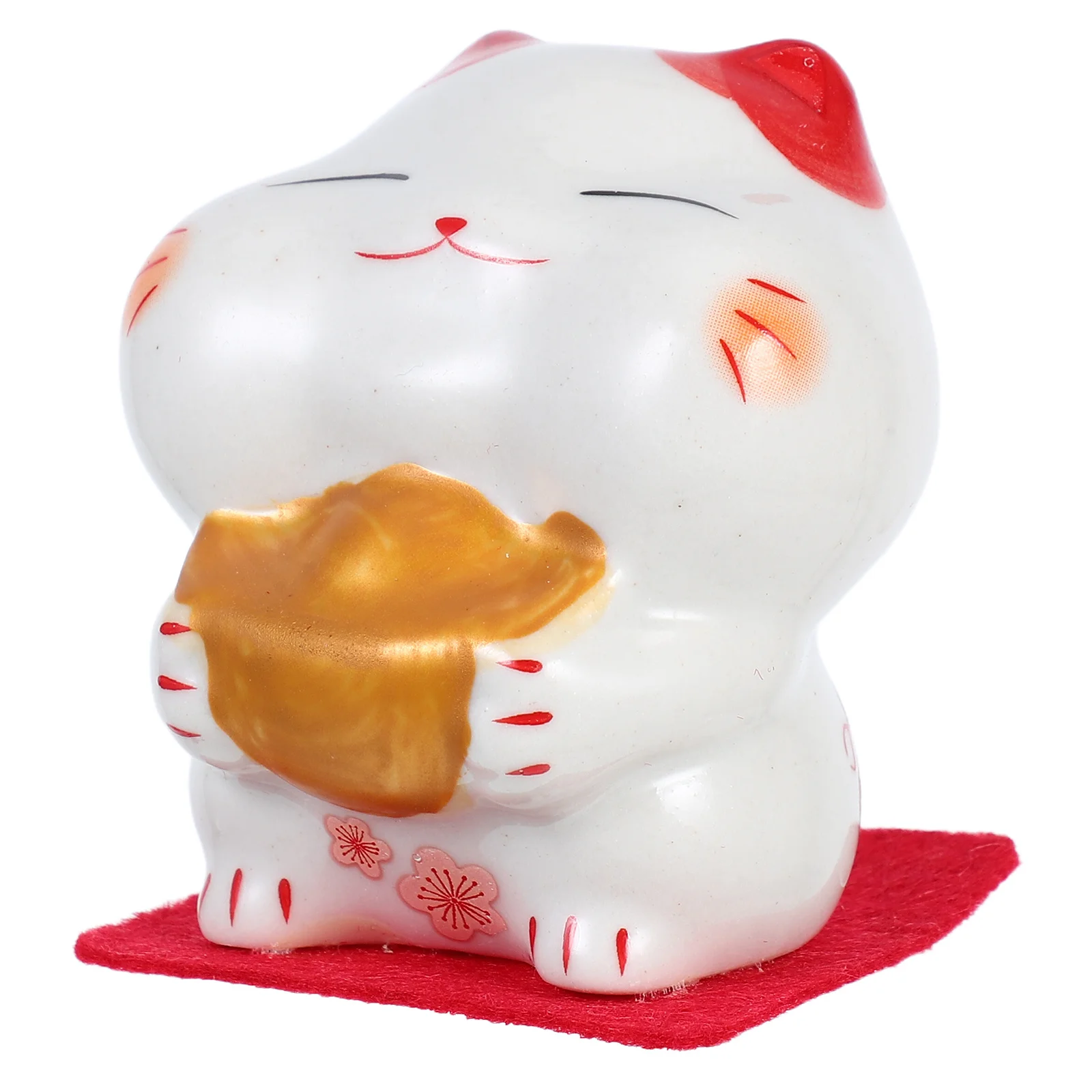 

Mini Ceramic Statue Feng Shui Ornament Office Desk Shelf Decor Chinese Style Lucky Animal Figure