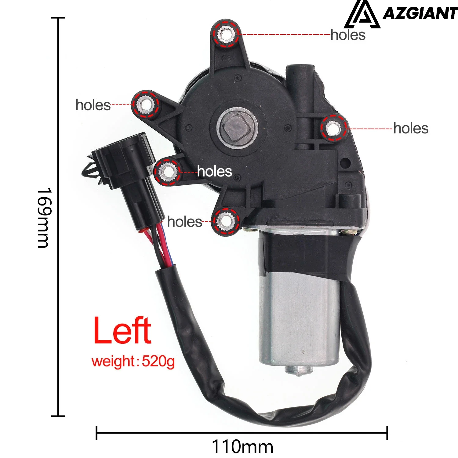 

Left Right for NISSAN SYLPHY TIIDA GENISS LIVINA Electric car Window lifter motor Power Glass Motor Regulator Left /Right 6pin