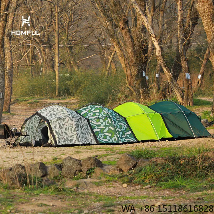 HOMFUL Exclusive Patent NEW Unlimited Attachable Super Portable Tent Waterproof Ultralight Outdoor Camping Tent