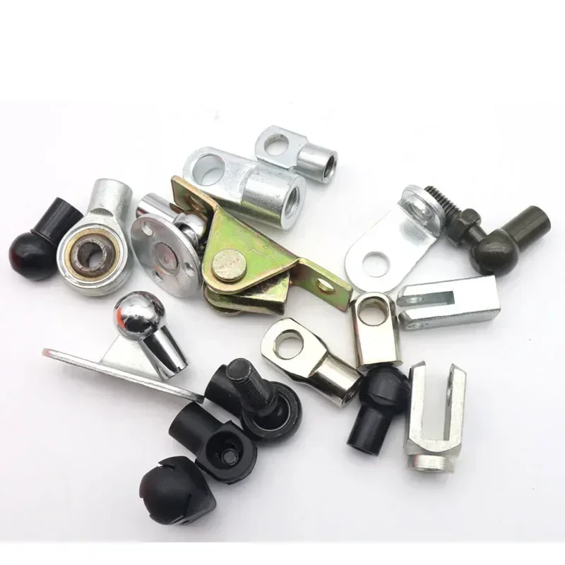 2Pcs Universal M6/M8 Female/Male Thread Car Gas Spring Lift Supports Damper Replacement Fixed End Fitting Connectors Accessories