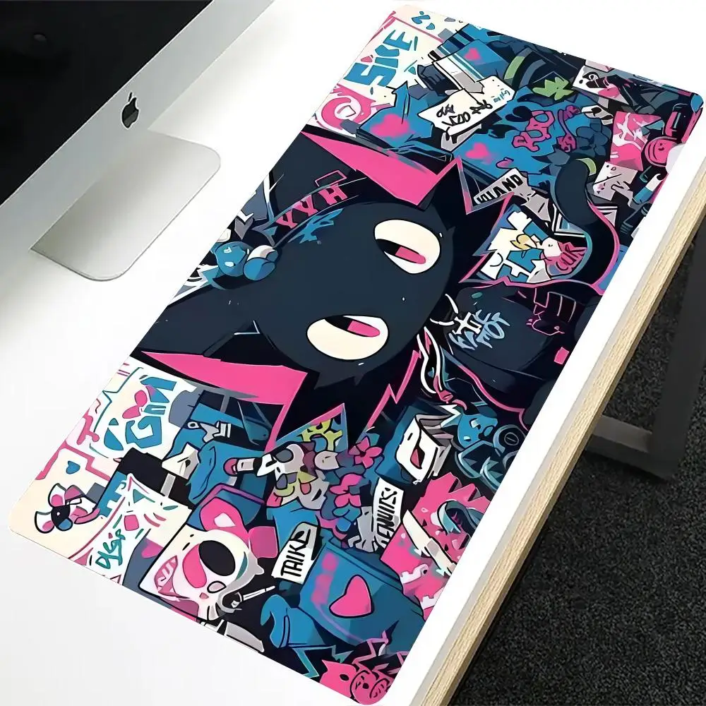 

Mouse kawaii teclado desk mat escritorio Super_kawaii_funny_kitten Desk accessories Pad Rubber Office gadgets bureau Mouse Hot P