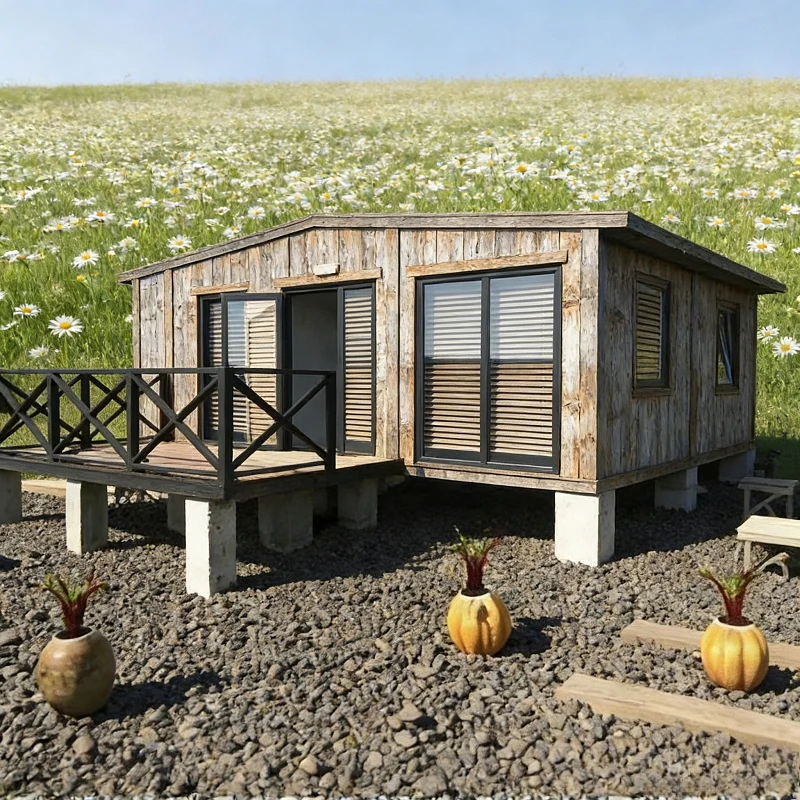 Prefabricated Foldable Expandable Container House Vacation Room Garden Greenhouses Sunroom Portable Mobile Tiny House