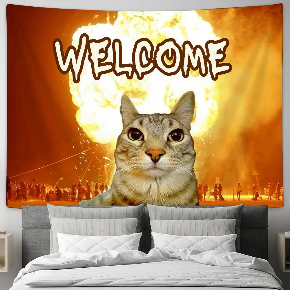 

Welcome to My Crib funny duck flag Custom Camping Garden Decor Party Backdrops Wall Art Family Gifts