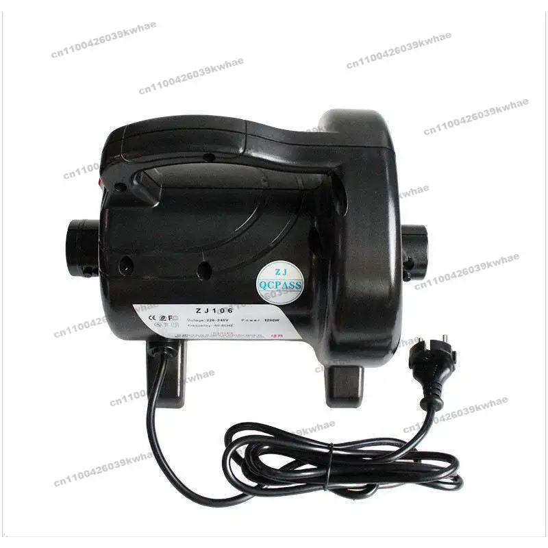 For 1200w Assault Boat Rubber Boat Outdoor Electric Air Pump Small Portable Drift Boat Air Pump Multi-interface
