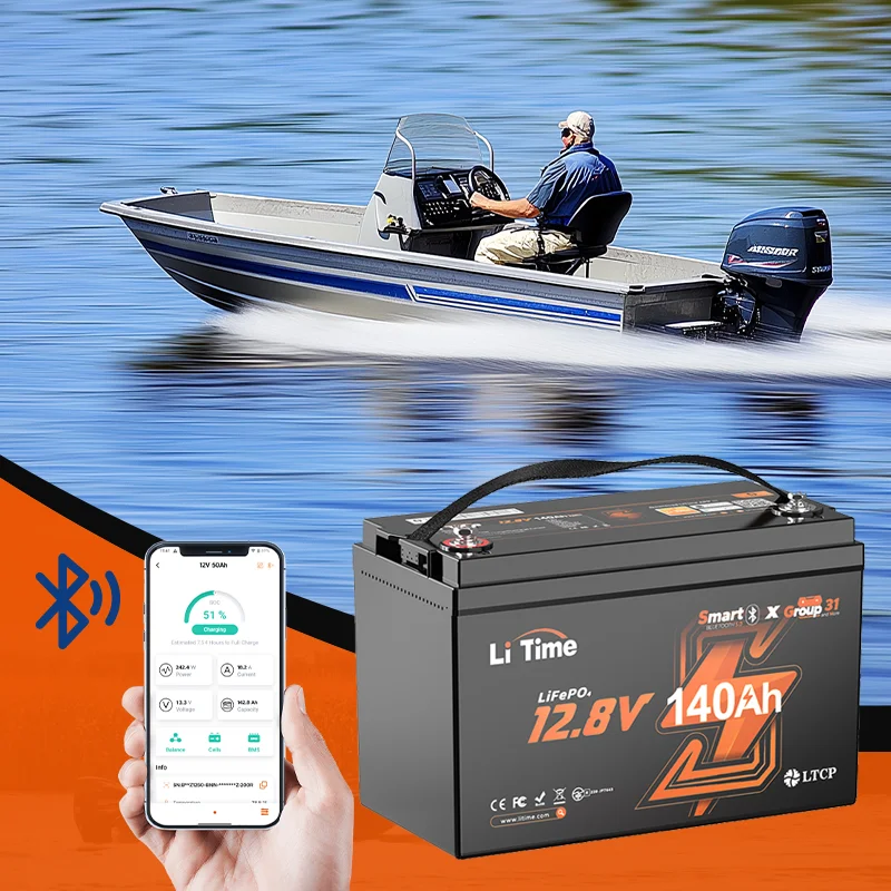 

Professional Marine Batteries Deep Cycle Grade A Trolling Motor Battery Lithium Ion Battery 12v For Rv Marine Boat