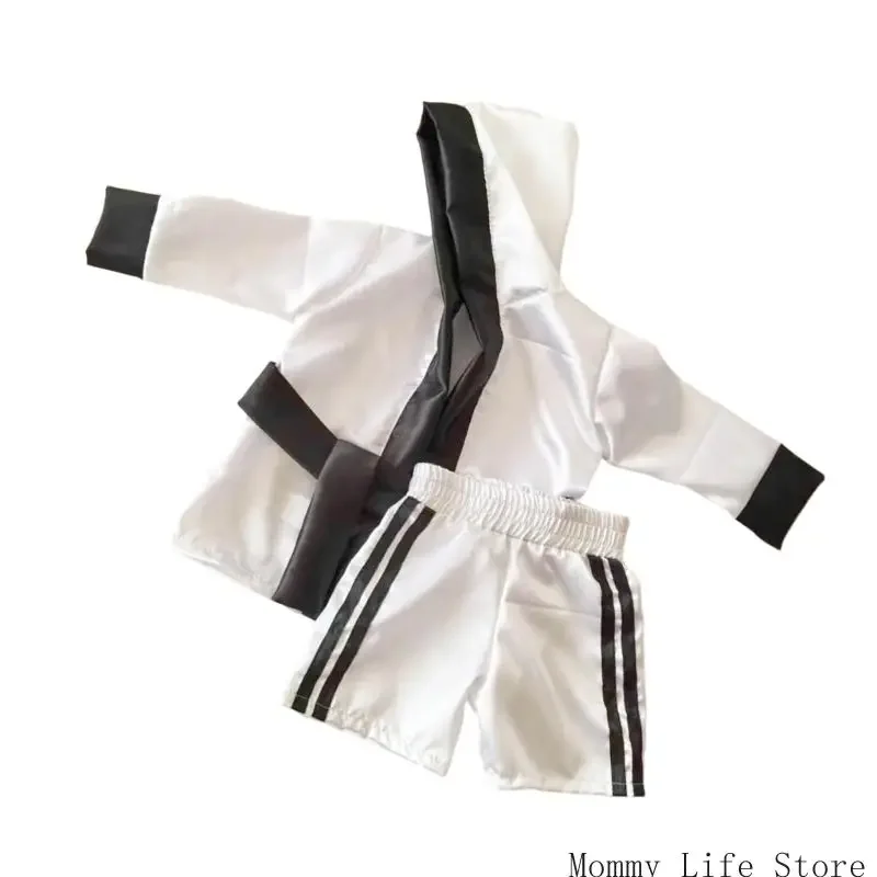 Infant Boxing Photography Attires Friendly Easy Wear Design Birthday Gift