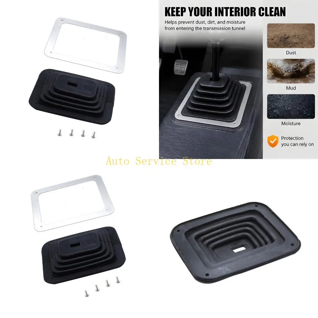 462A Strong ABS Gear Lever Dust Cover For GM350 Transmission Excellent Fit 14cm X 17cm loyal Defense