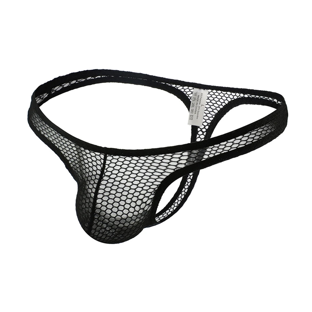 

For Everyday Wear Men's Thong Underwear For Special Occasions See Through Bulge Pouch Underpants Bulge Pouch Design