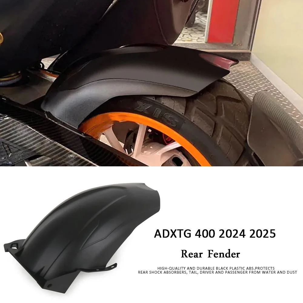 

Motorcycle Rear Wheel Extended Fender Splash Protector Rear Tire Extension Hugger Mudguard For SYM ADXTG 400 ADXTG400 2024 2025