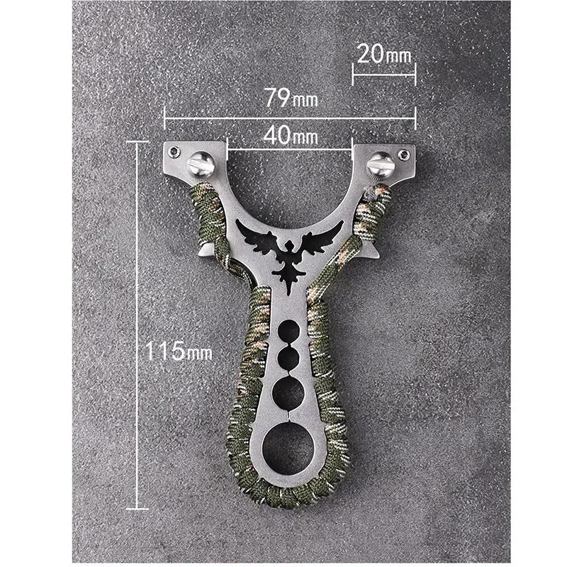 Metal Slingshot Laser Aiming Tool Quick Press Slingshot, Outdoor High-precision Shooting Slingshot Sports Hunting Accessories