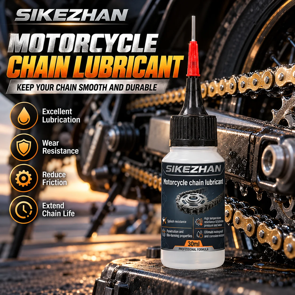 Motorcycle Lubricating Oil Hig - Motorcycle Gear Oil For Chain 评论和价格