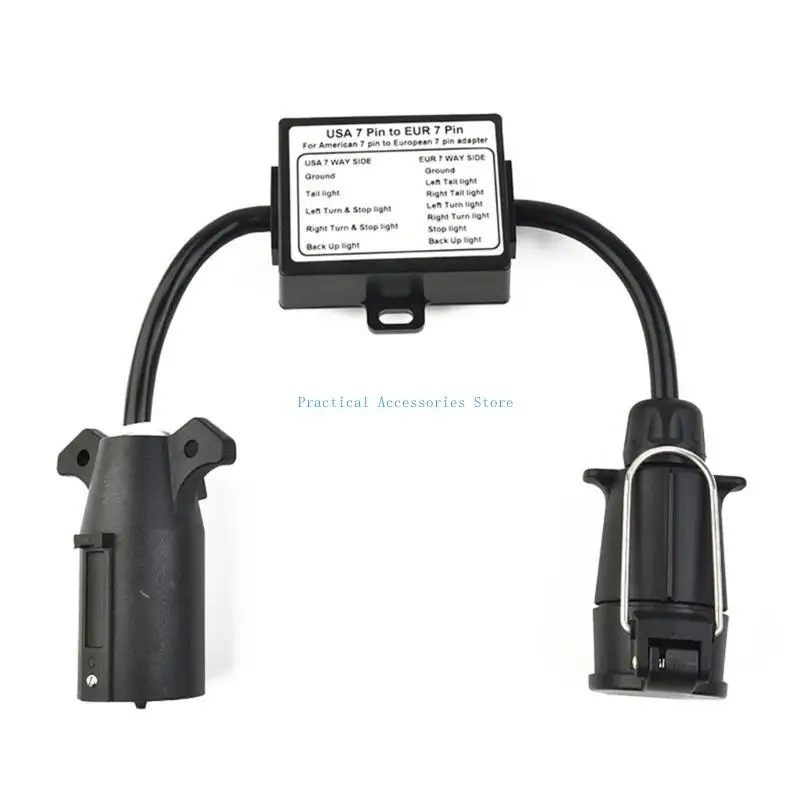 

U75E Trailer Light Trainer Trailer Light в Eu Trailer Light Converter US автомобиль 7PIN Blade Blade в разъем EU 7PIN.