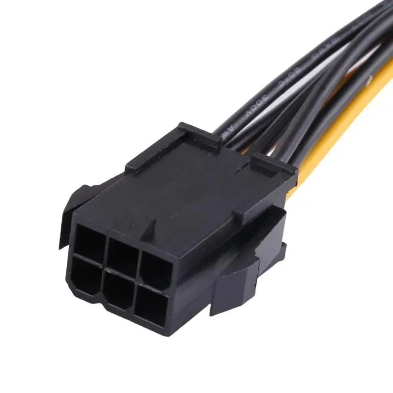 652F CPU 6Pin Female CPU 8Pin Male Converter Adapter Support for Computer Mainboard