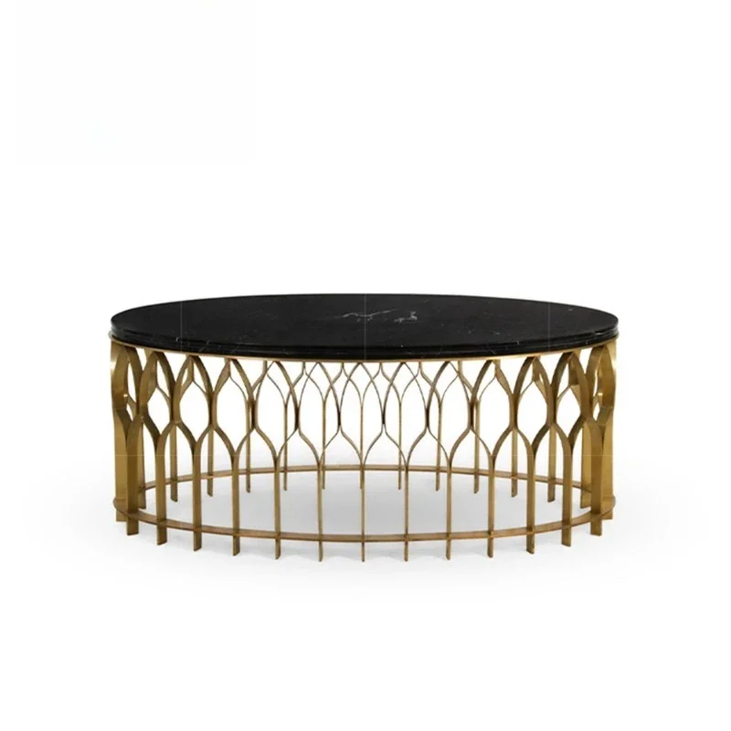 

Commercial furniture Guangdong hammered metal coffee table Foshan Fivista Hotel Lecong furniture living room high-end table