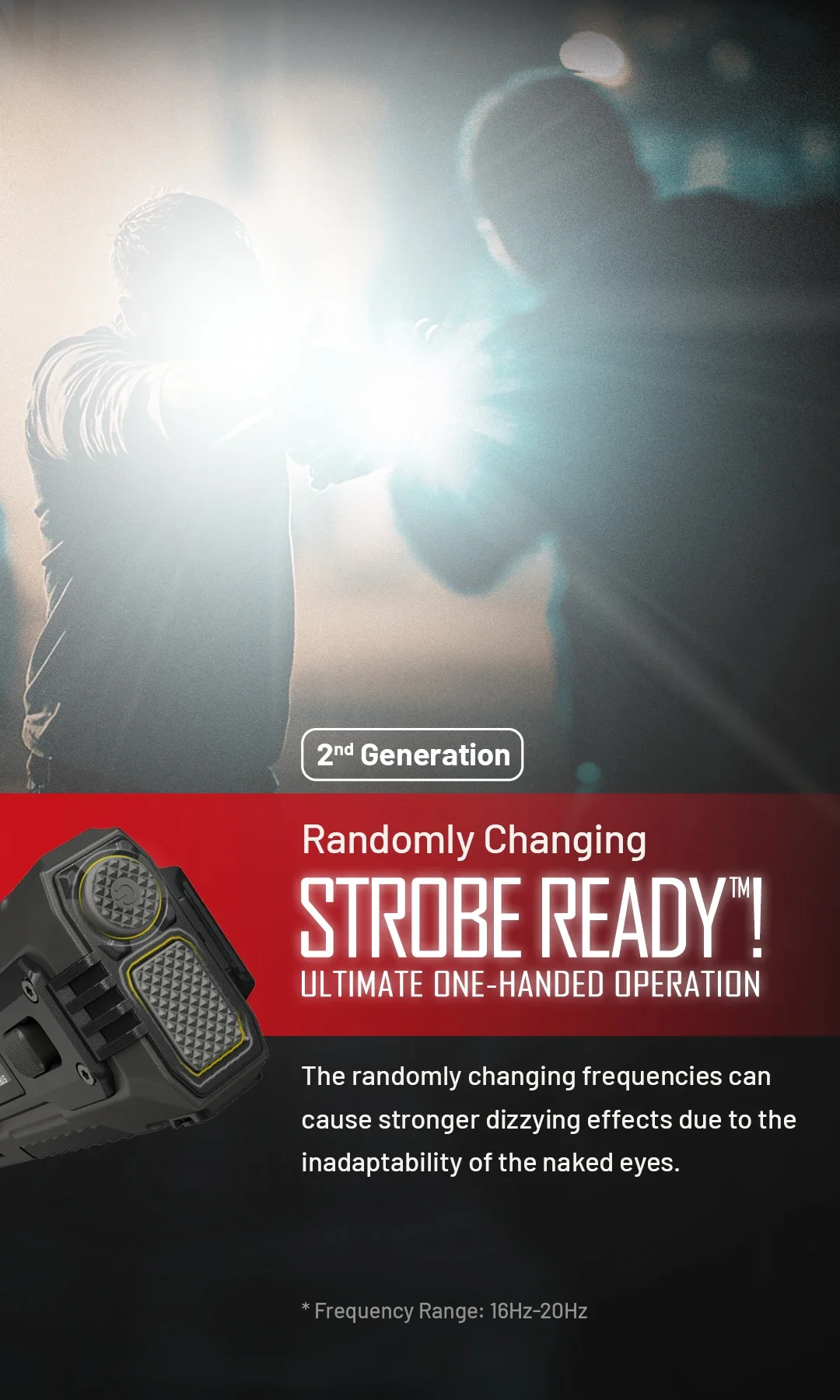 NITECORE EDC37 8000 lumens Strong light Ultimate Tactical EDC Flashlight