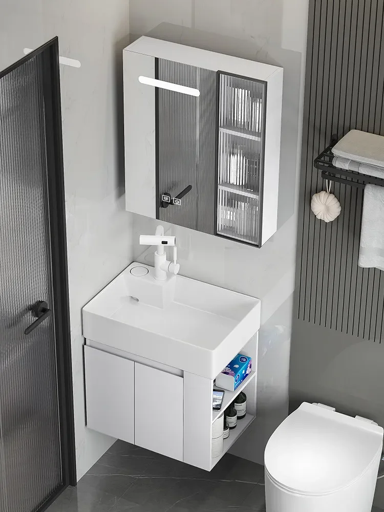 cx wall wash basin small apartment ceramic integrated bathroom cabinet combination toilet washstand