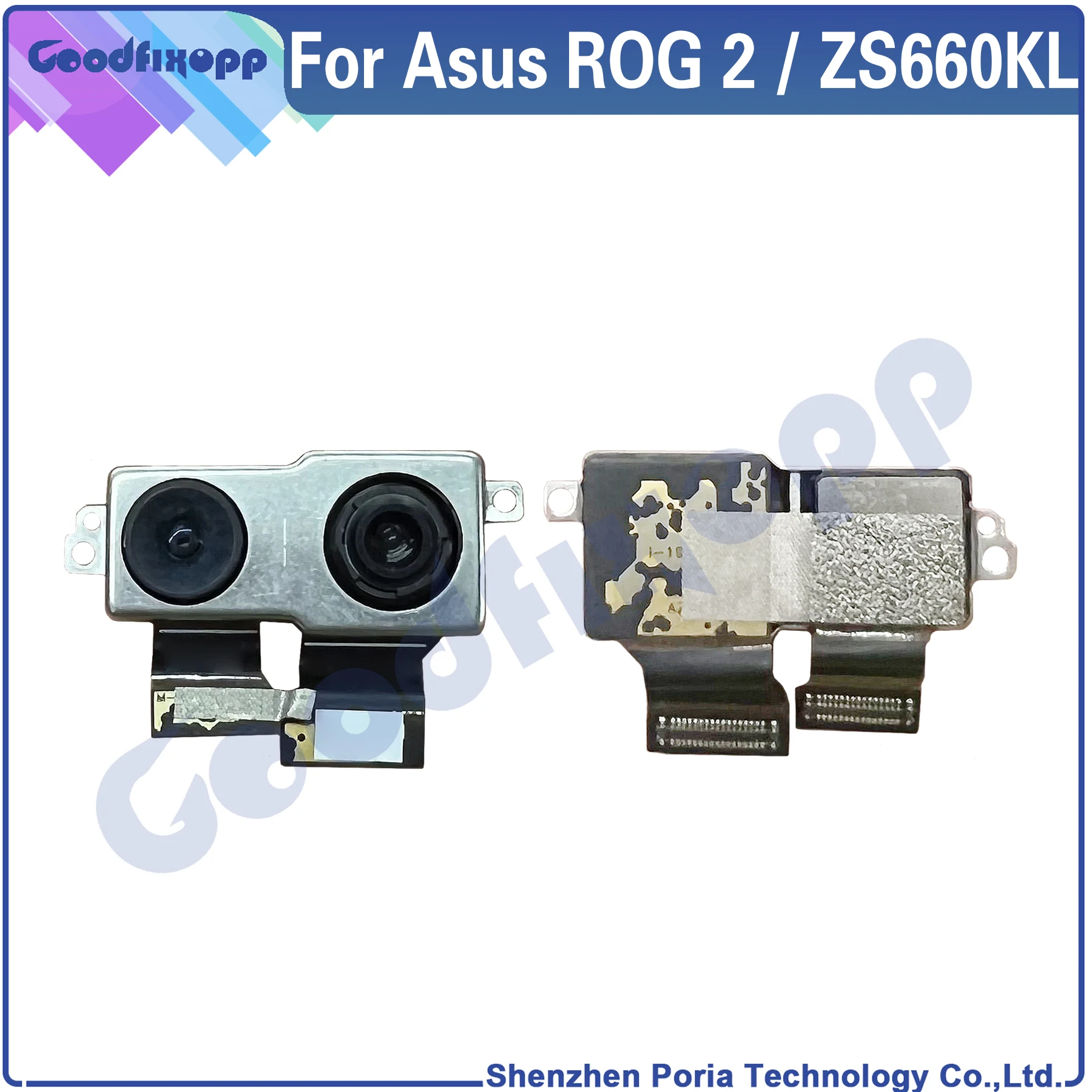 

Back Camera For Asus ROG Phone II ZS660KL Big Camera Modules For Asus ROG 2 ROG2 Rear Camera Replacement