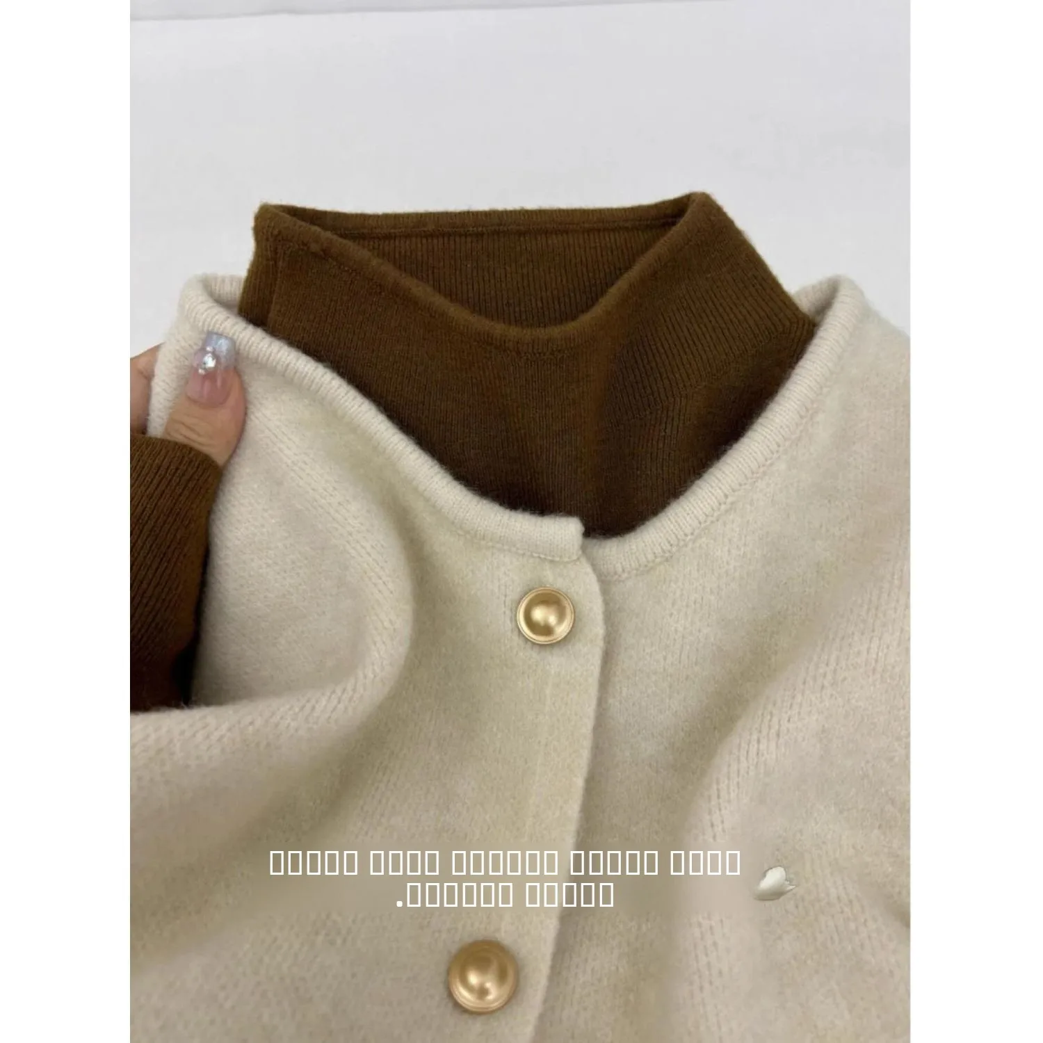 

Thiened f High Collar Women's Sweater Autumn Winter Inner Wear Versatile Base Layer irt for Outerwear Korean Sle