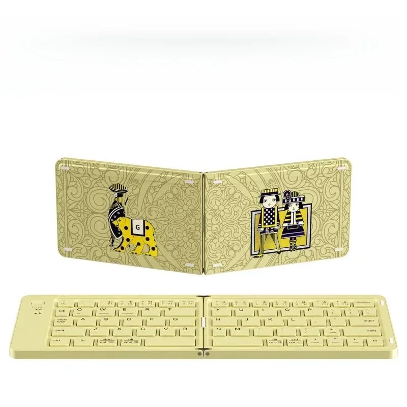 Folding external wireless bluetooth charging keypad is suitable for apple ipad tablet notebook