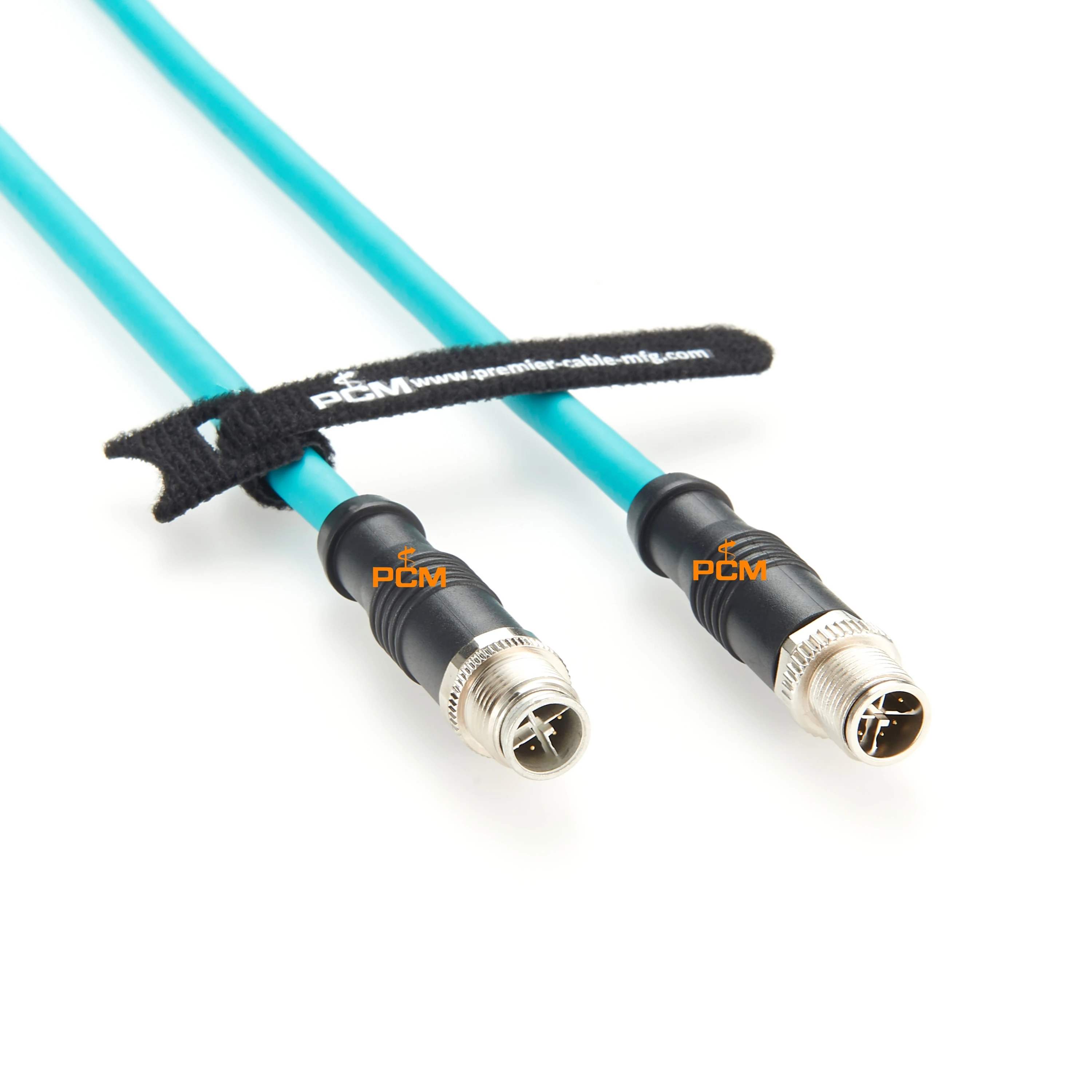 M12 إلى M12 X رمز نوع 8pin ذكر إلى ذكر إيثرنت Profinet كابل 10Gbps Cat6a لكاميرا GigE قارئ رمز Keyence SR-5000 SR-750