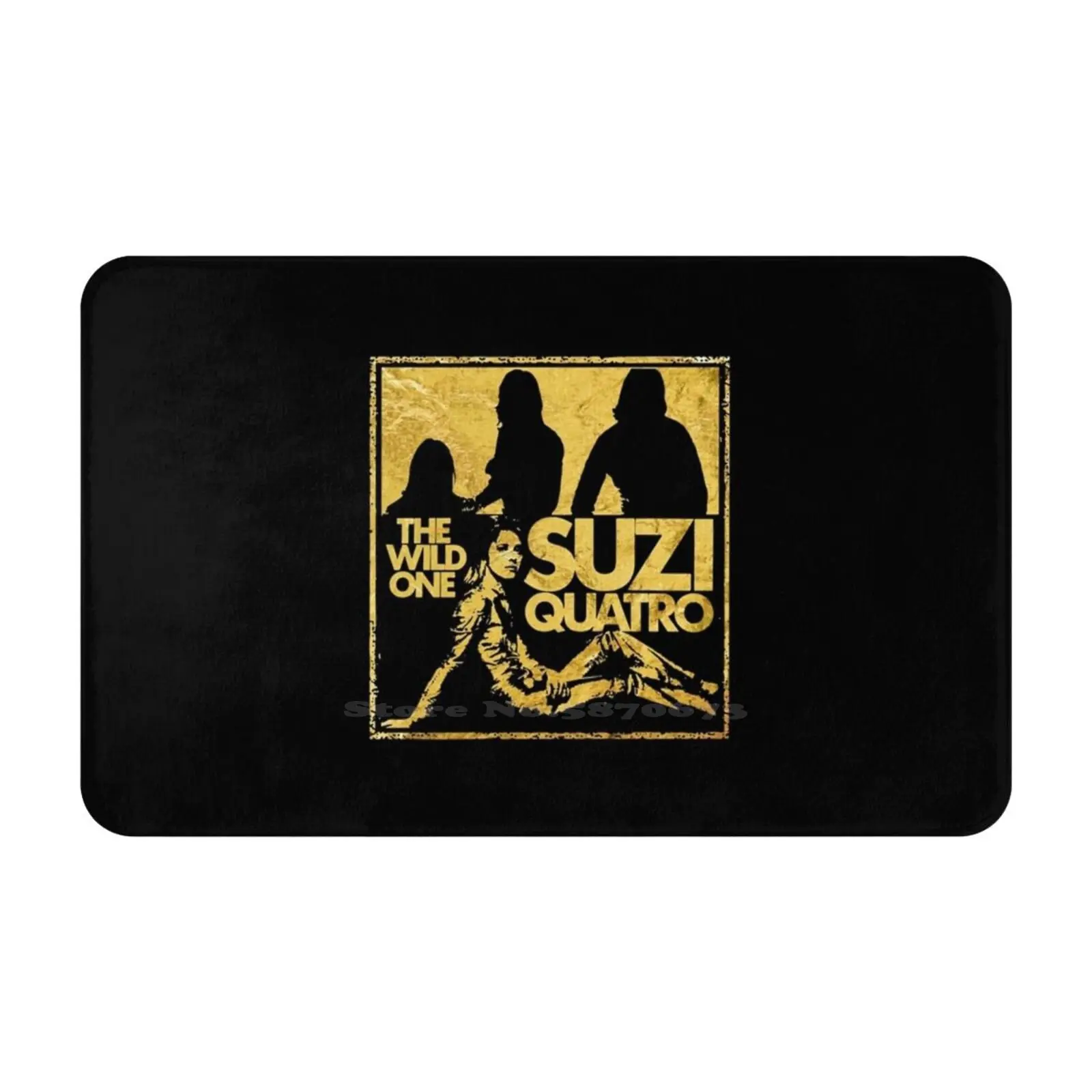 Suzi Quatro Soft Cushion Car Home Carpet Door Mat Singer Musician Can The Can Devil Gate Drive Glam 70S Suzi Quatro Gb4 Suzi