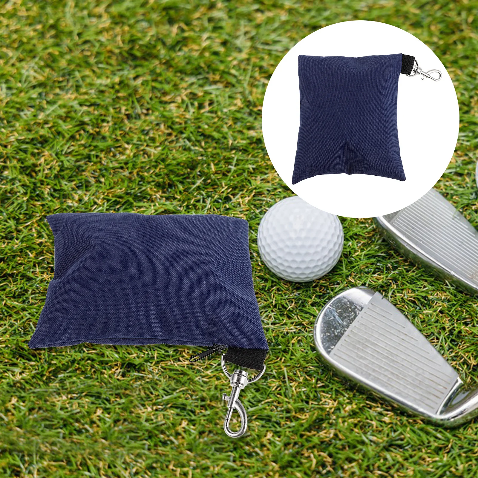 

Golf Ball Bag Lightweight Stable Golfs Ball Holder Waist Pack Portable Golf Tee Pouch Organizer Storage Accessory