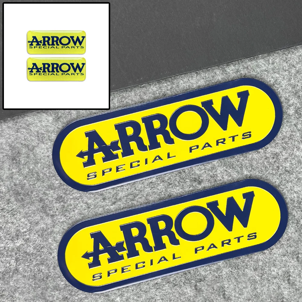 2PCS Aluminium Motorcycle Accessories Exhaust Pipes Pipe Decals Stickers Heat-resistant Arrow Racing for YAMAHA Kawasaki Honda