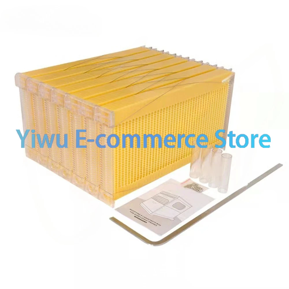 

Cross-border hot-selling, flowing honey box, bee spleen, plastic self-flowing honey nest, honey nest frame, beehive
