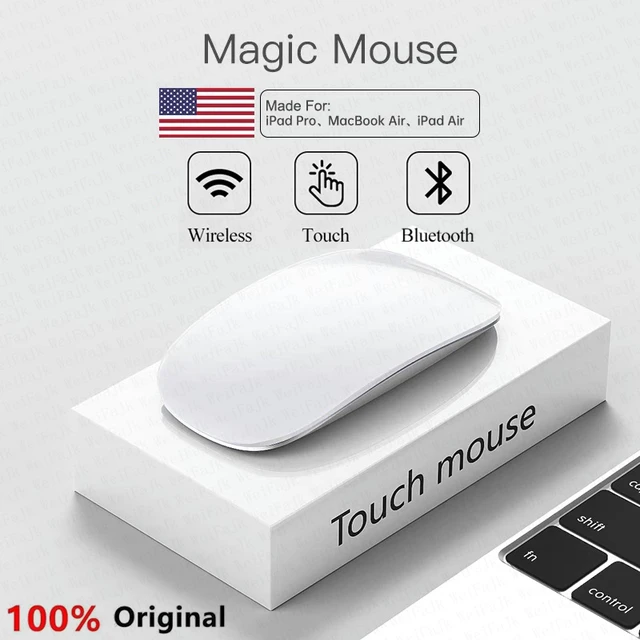 For Apple Original Wireless Bluetooth Touch Magic Mouse For Macbook Pro Air  Mini Laptop Tablet PC iPad Gaming Ergonomico Mouse - AliExpress