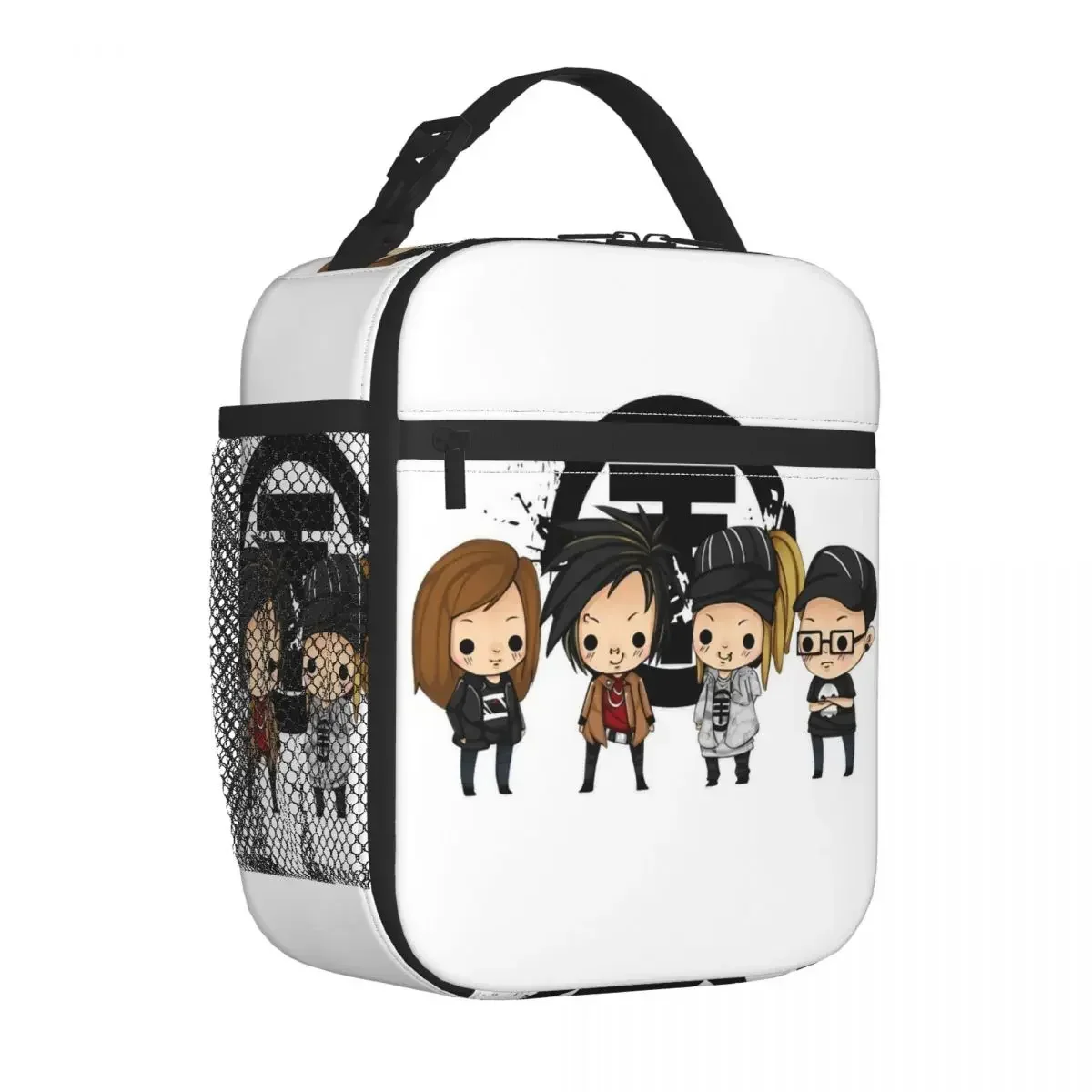 Tokio Hotel Insulated Lunch Bag Portable Meal Container Cooler Bag Tote Lunch Box College Travel Girl Boy