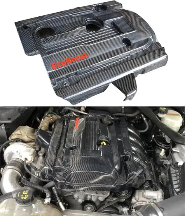 

Передняя защитная крышка из углеродного волокна для Ford Mustang 2,3 T 2015-2022