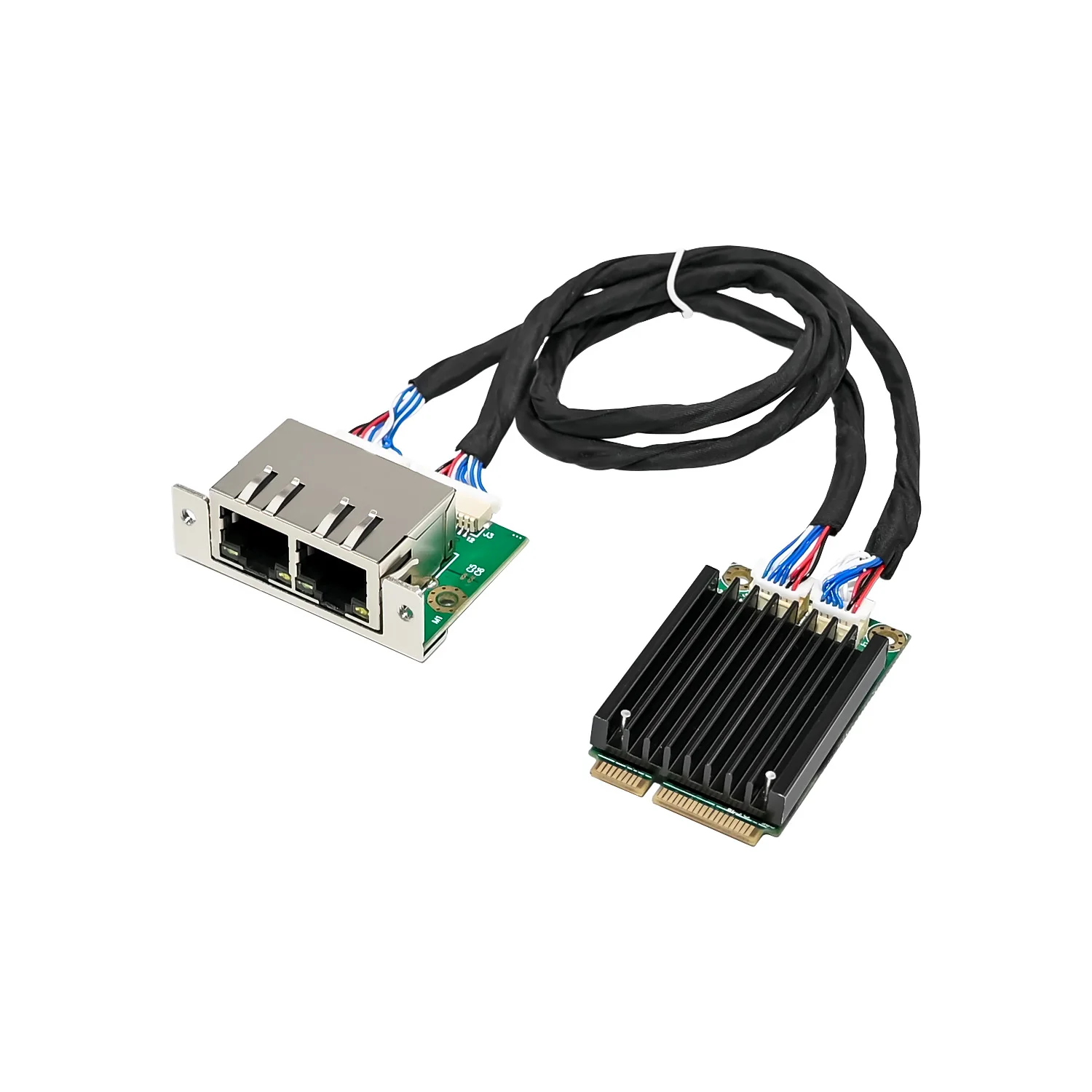 SUNWEIT ST7360 I225-V Mini PCIe 2.5G Сетевой адаптер Ethernet-карта Двойной порт RJ45 Проводной внутренний внутренний для сервера на складе