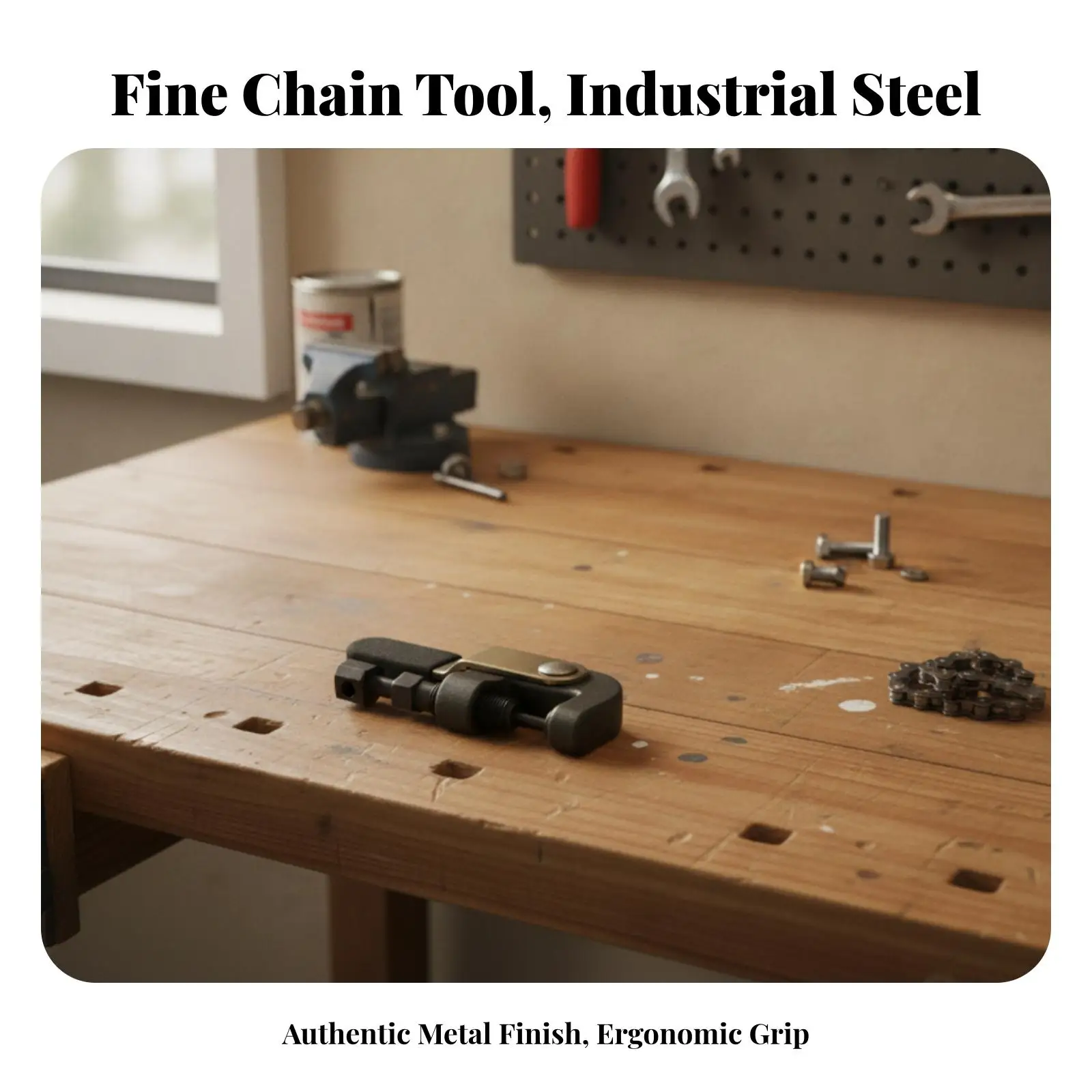 Chain Breaker with Hex Key Manual Chain Breaker Sturdy for Garage, Motorcyclists