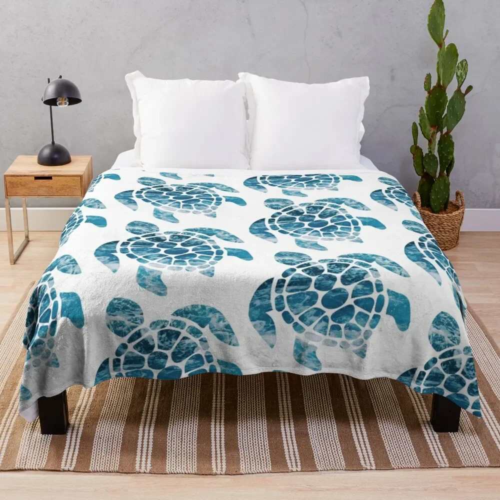 

Ocean Sea Turtle Throw Blanket for babies halloween Weighted Furry Blankets