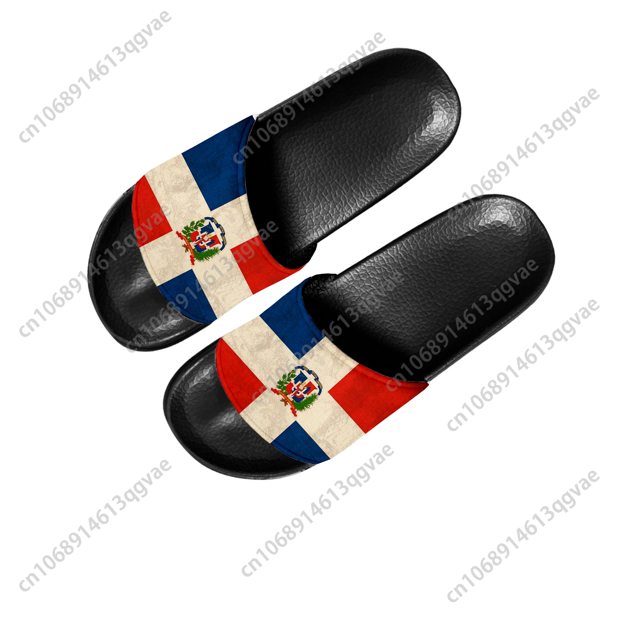 Dominican Republic Flag Slippers Home Water Shoes Men Women Teenagers Children Beach Pool Sandals Custom Made Summer Slipper