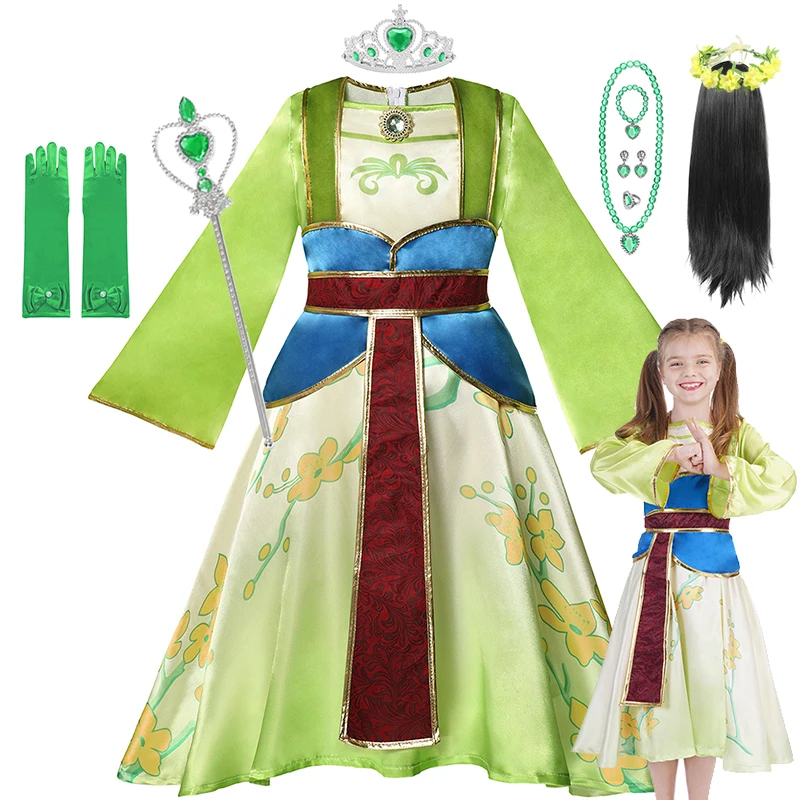 Disney Mulan Princess Dress Up abiti bambini New Movie costumi Cosplay bambini Halloween Birthday Party Performance Outfits