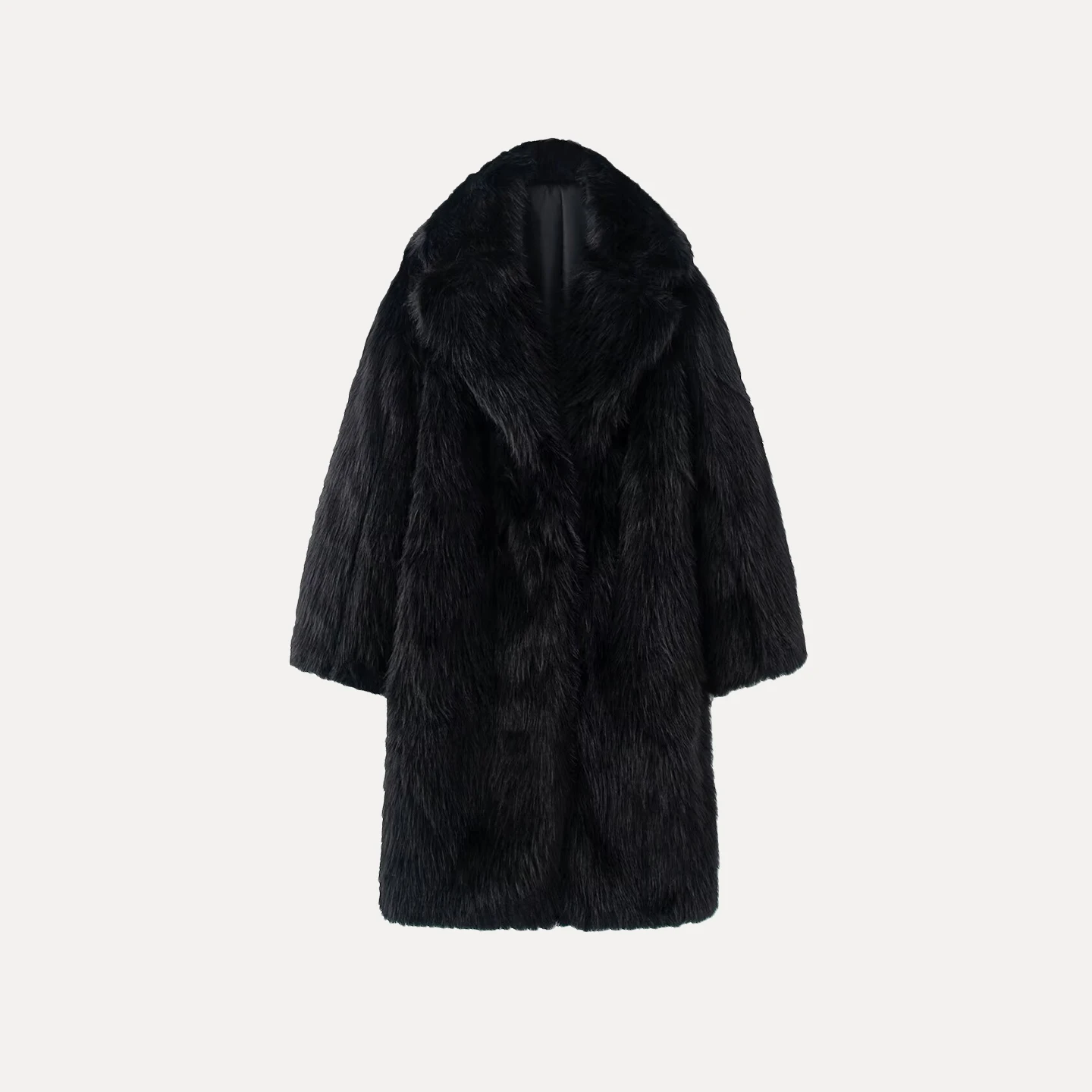 Gilet da donna in pelliccia sintetica 2025 Autunno New Sle Lunghezza media Pendolarismo Sle Long Sve Stand Versione senza cappello