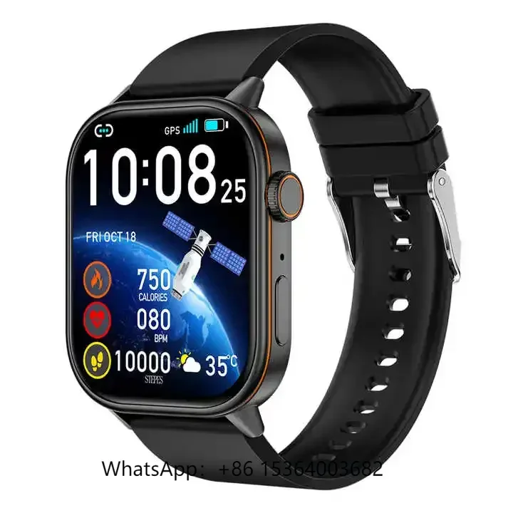 

QX17 GPS Smart Watch for Men Women 2.01 Inch Large TFT Display Waterproof IP67 Heartrate Monitoring for Sports Wearable Devices