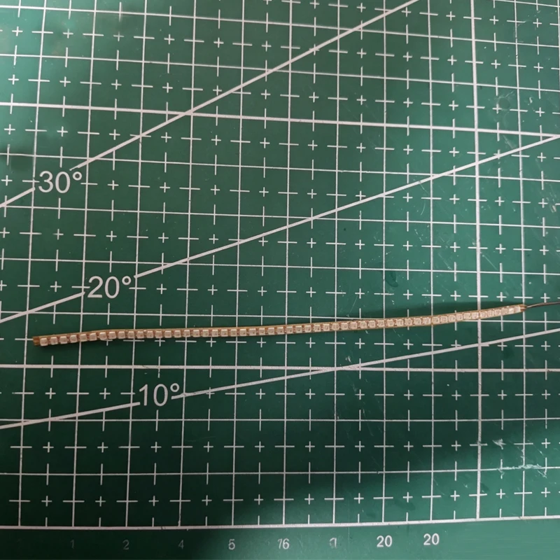 1PCS 3.7-5V 1010 WS2812B Flexible Light Strip 10cm Micro Narrow Addressable LED Tape for Scale Figures RC Model DIY Lighting