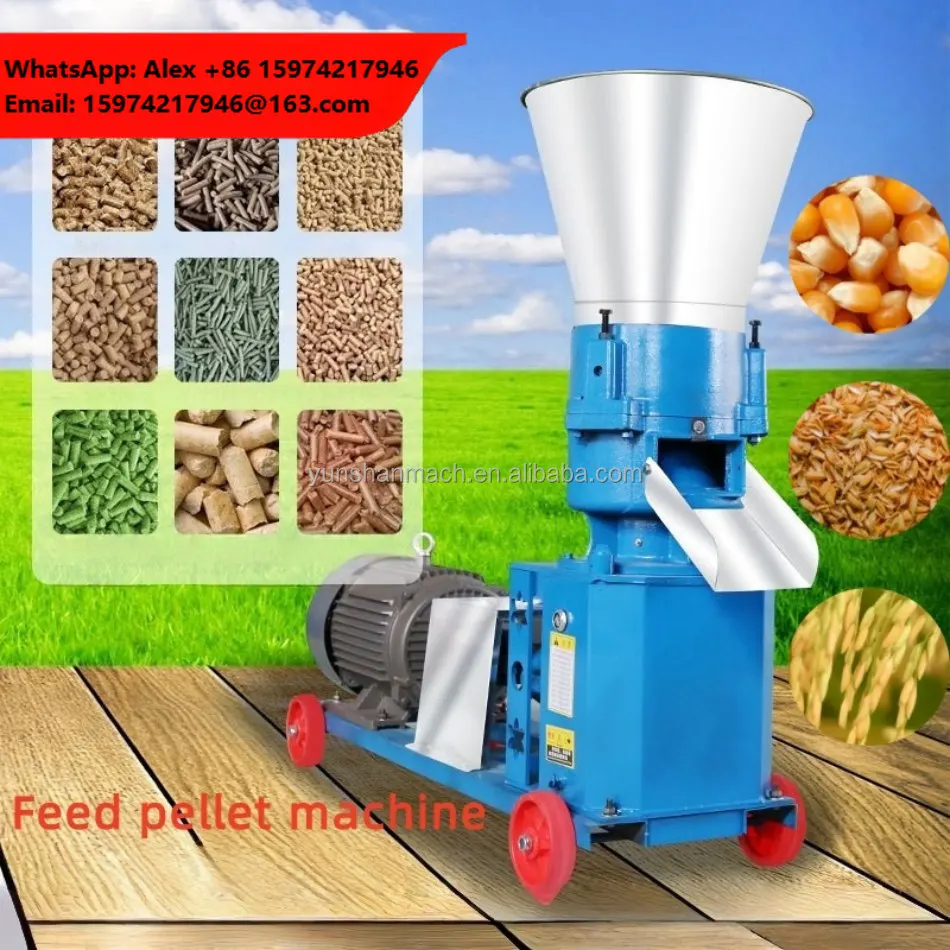 Pig Cattle Chicken Fish Feed Pellet Making Farm Machine Pellet Machine Animal Feed