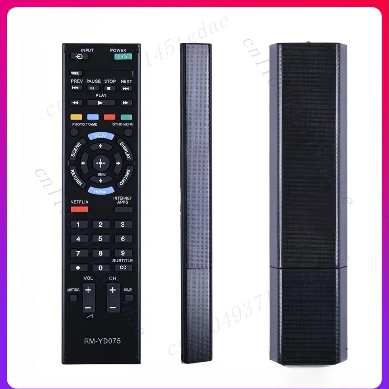 2Pcs New RM-YD075 remote control for Sony for  Bravia TV KDL40EX64 KDL-46EX645 KDL-55EX640-