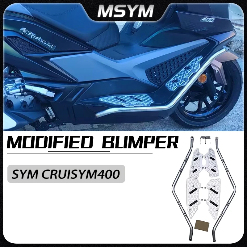 

For SYM CRUISYM400 Cruisym400 Motorcycle Bumper High Motorcycle Engine Guard Crash Bar Frame Bumper Fairing Protector Bars