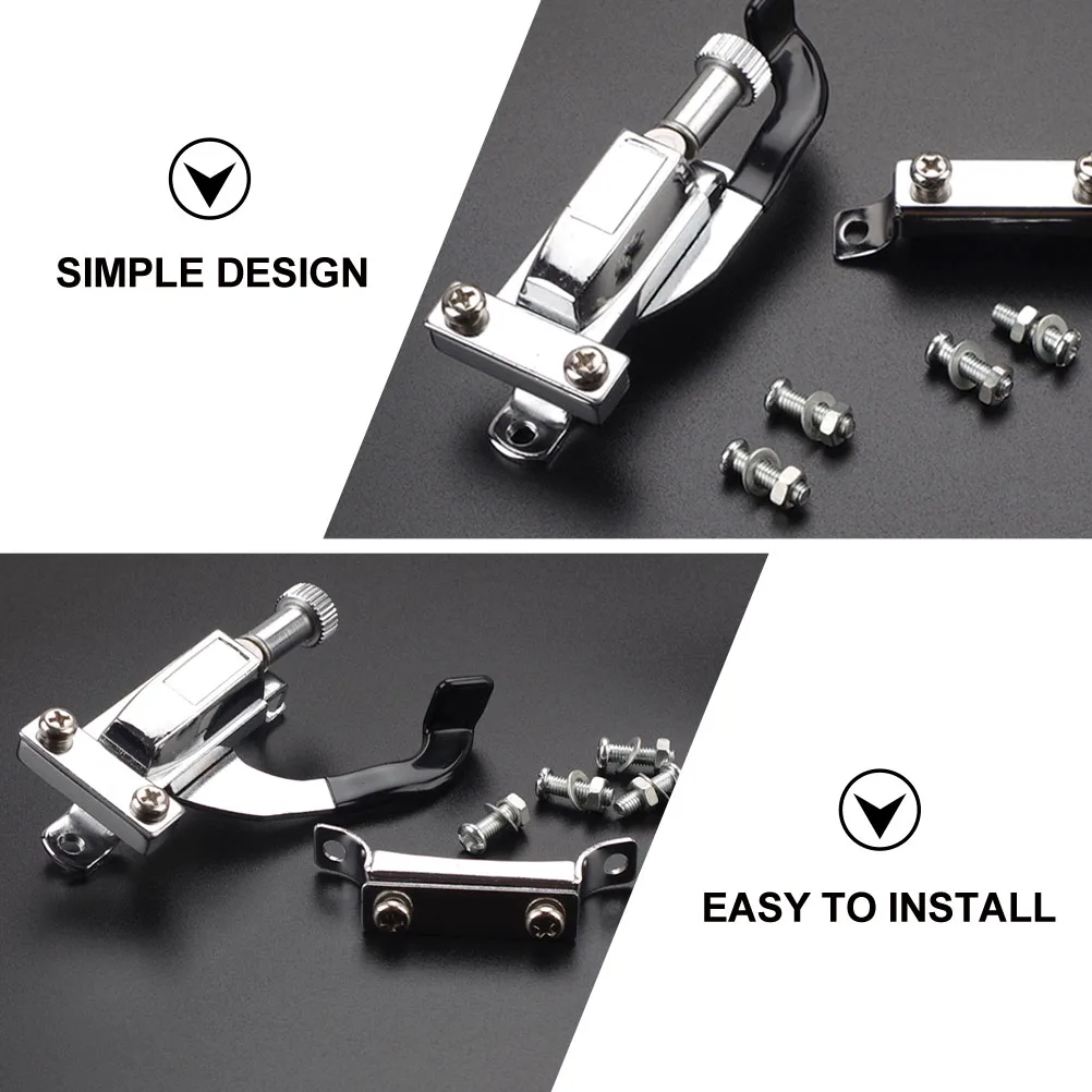 

Sturdy Metal Snare Drum Adjuster Regulator Corrosion Resistant Drum Accessories Wire Strainer Throw Off Butt End For