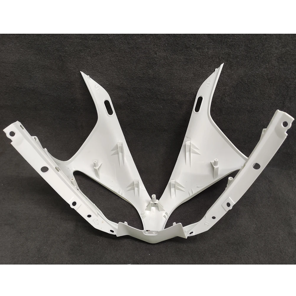 Nuovo non verniciato bianco anteriore superiore carenatura del naso stampaggio ad iniezione per Yamaha YZF R1 2009 2010 2011 2012 09-12