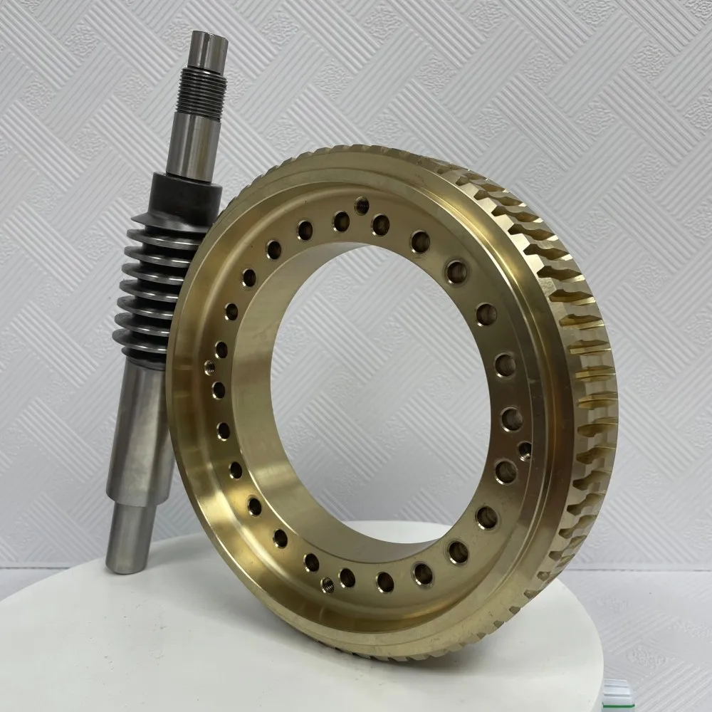 Precision Worm Gear Drive Accessories For Textile Machinery